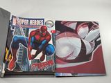 a book with a picture of a spider - man on it