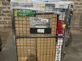 a cart that has a lot of boxes on top of it