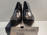 Mocassins en cuir noir pour femme, neufs dans leur boîte, taille 41