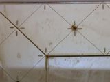 a dirty bathroom with a sink and a toilet in it
