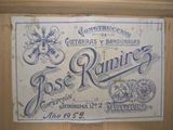 a sign on the wall that says jose ramirez