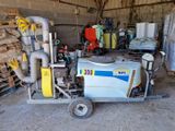 une machine qui est dans le garage