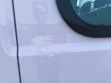 a dog sitting in the passenger seat of a white van