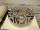 a fan that is sitting on top of a table