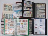 many different types of stamps in a binder