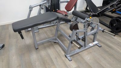 an image of a gym equipment set up in a room