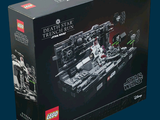 a box that has a lego star destroyer in it