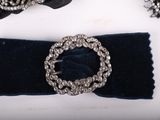 a picture of a belt with a brooch on it