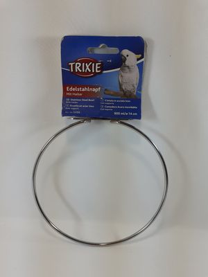 TRIXIE - Support pour récipient fabriqué en acier inoxydable…