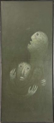 une image d'une peinture représentant une femme tenant un bébé