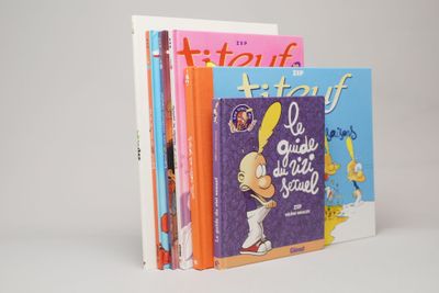 ZEP: Titeuf. 6 vol. dont 4 chez Glénat et 2 chez Delcourt.