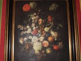 a picture of a painting on the wall of a room