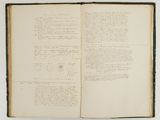un livre ouvert sur lequel figure le dessin d'une cuisine
