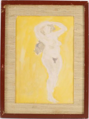 TABLEAU "NU DEBOUT" de Jules PASCIN (1885–1930) Aquarelle et…