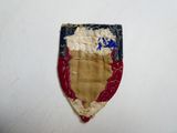 a patch of fabric with a flag on it