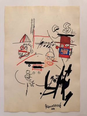an image of a drawing on a piece of paper with a drawing on it