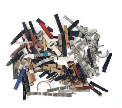 many different types of scissors and combs on a white surface