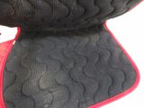 a close up of a seat cushion on a chair