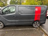 a van that is parked in a parking lot