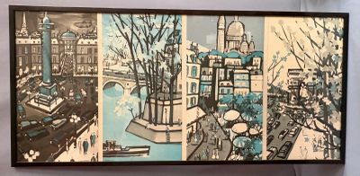 une image d'un tableau sur le mur d'un bâtiment
