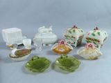 de nombreux plats de toutes sortes sur la table