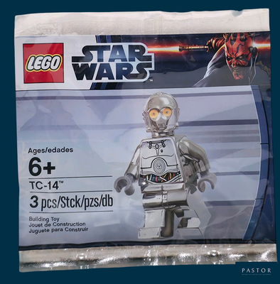 une figurine Lego Star Wars dans son emballage