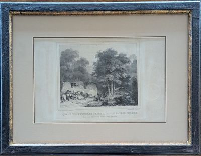 an image of a picture of a picture of a house in the woods