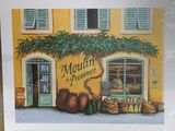 a picture of a painting of a store front
