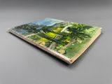 an image of a book with a picture of a house on it