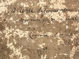 a close up of a piece of paper with writing on it