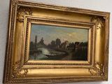 une photo d'un tableau accroché au mur