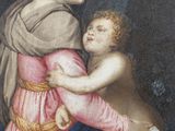 an image of a painting of a woman holding a child