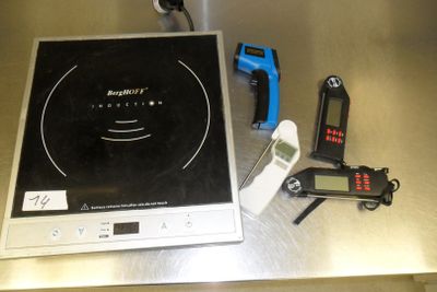 a picture of a stove top with a digital burner on it