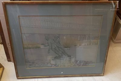 Ecole du XXe siècle Sculpture dans le parc