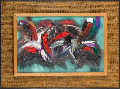 Pierre BOSCO (1909-1993) Combats de coqs