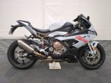 a picture of a motorcycle parked in a garage