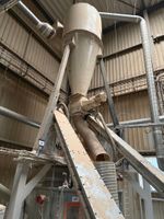 Cyclone recyclage poussière avec châssis
