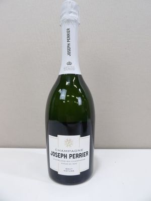 Champagne : 1 bouteille Joseph Perrier Brut Nature (coffret … - Photo 1