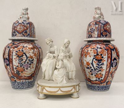 three vases that are sitting next to each other on a table
