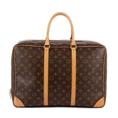 Louis VUITTON - Valise "Sirius" en toile Monogram et cuir na…