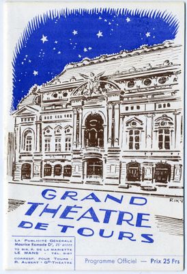 une affiche pour le Grand Théâtre de Paris, en France