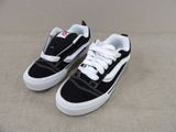 vans old skooler black and white sneakers with white laces