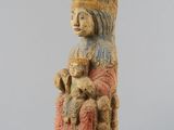 a statue of a woman holding a baby in her arms
