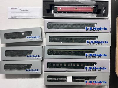 HO – LS MODELS – Lot de 9 wagons de voyageurs dont 4 voitures USI SNCF - Photo 1