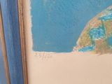 a picture of a picture of the earth in a picture frame