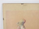 painting of a man in a turban with a hat on his head