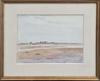 Maurice ASSELIN (1882-1947) "Marée basse dans le Morbihan"