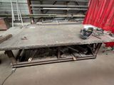 a table that has a lot of tools on it