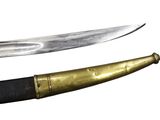two different types of knives on a white background