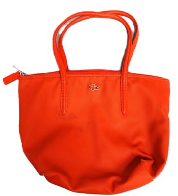 sac fourre-tout en cuir orange de la marque Coach
